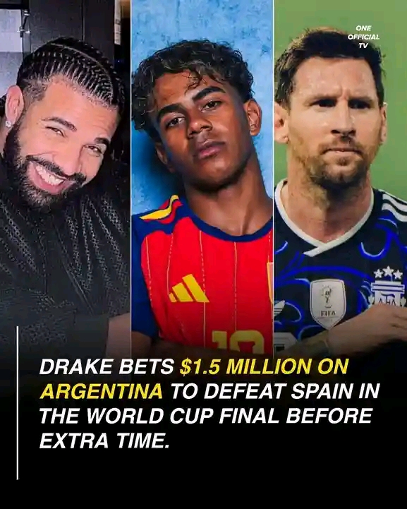 😂 Drake Risks $1.5 Million on Argentina—Will the ‘Drake Curse’ Strike Again in the World Cup Final?